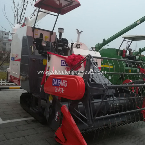 Automatic unloading grain full-feed rice combine harvester